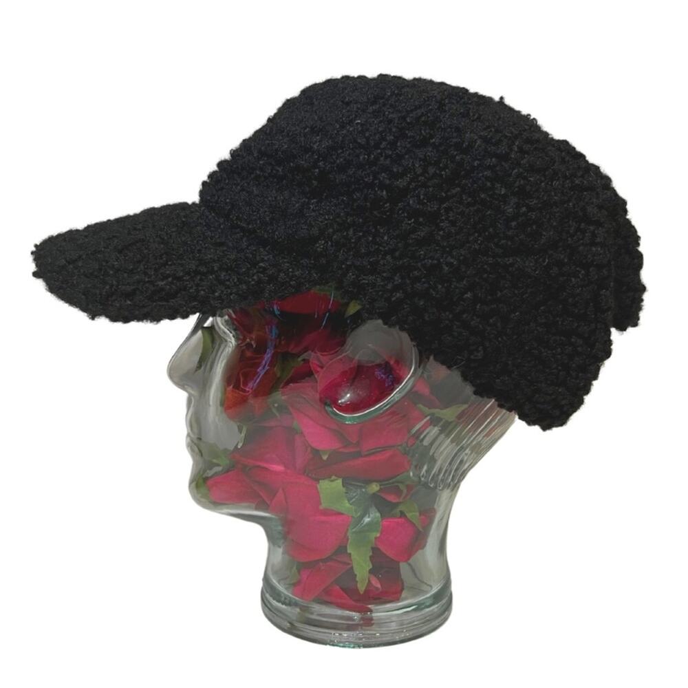 Collection Eighteen Women's Black Fuzzy Hat